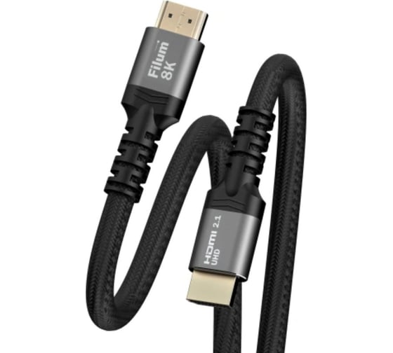 Кабель Filum HDMI FL-CP-HDMI2.0-3M v.2.0, 4K UHD (3840х2160px) 60Гц, 18 Гбит/с, 3м 00-01294415