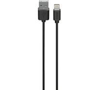 Кабель Interstep в тубе 8Pin-USBA USB2.0 черный, 1,0м, 75953