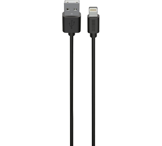 Кабель Interstep в тубе 8Pin-USBA USB2.0 черный, 1,0м, 75953 1