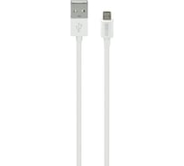 Кабель Interstep в тубе MicroUSB-USBA USB2.0 белый, 1,0м, 75951