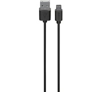 Кабель Interstep в тубе MicroUSB-USBA USB2.0 черный, 1,0м, 75952