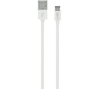 Кабель Interstep в тубе TypeC-USBA USB2.0 белый, 1,0м, 75950