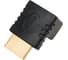 Переходник 5bites HDMI M - HDMI F, угловой HA1005 1