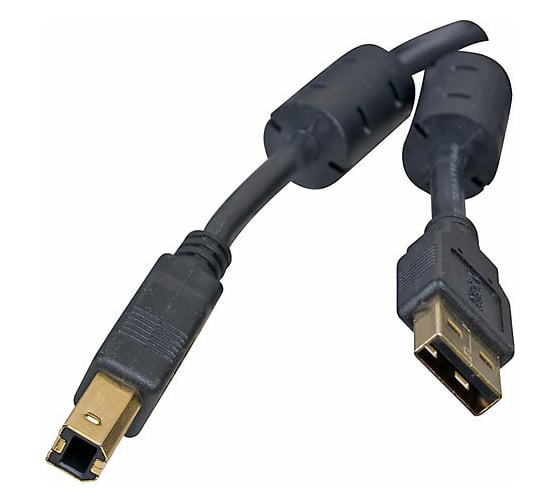 Профессиональный кабель 5bites EXPRESS USB 2.0 AM - BM, ферритовые кольца, 3м UC5010-030A 1