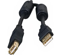 Профессиональный кабель удлинитель 5bites EXPRESS USB 2.0 AM - USB 2.0 AF ферритовые кольца, 3м UC5011-030A