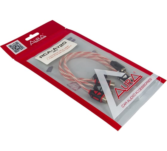 Кабель RCA AurA Y-коннектор, 2 мамы/1 папа, витая пара, 2 штуки RCA-AY20MKII