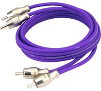 Кабель RCA AurA 1 метр, 2 канала, бескислородная медь OFC, двойной экран RCA-B210MKII