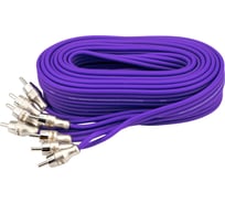 Кабель RCA AurA 5 метров, 4 канала, бескислородная медь OFC, двойной экран RCA-B254MKII