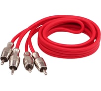 Кабель RCA AurA 1 метр, 2 канала, бескислородная медь OFC, двойной экран RCA-B21SE
