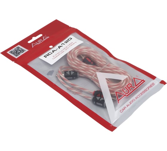 Кабель RCA AurA 2 метра, 2 канала, витая пара RCA-A120MKII
