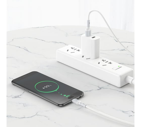 Кабель USB Hoco X65 Prime для Micro USB, 2.4А, длина 1.0м, белый 815177 1
