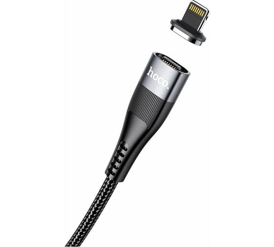 Кабель Type-C Hoco U99 Vortex magnetic для Lightning, PD20, 3.0A, длина 1.2м, черный 801164