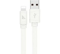 Кабель USB Hoco X5 Bamboo для Lightning, 2.4А, длина 1.0м, белый 766032