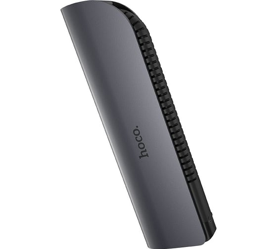 Переходник Hoco хаб HB17 Easy connect Type-C adapter (Type-C to USB3.0*3+ SD+TF), серый 800478