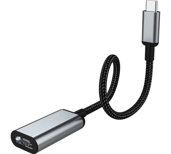 Переходник Hoco HB21 Type-C to HDMI, серый 803311