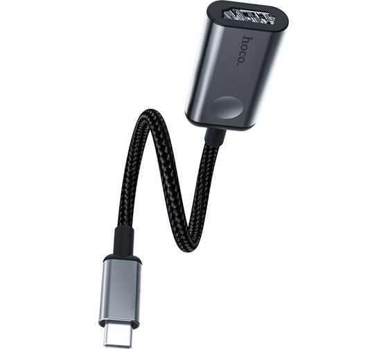 Переходник Hoco HB21 Type-C to HDMI, серый 803311