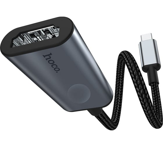 Переходник Hoco HB21 Type-C to HDMI, серый 803311