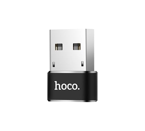 Переходник Hoco UA6 USB to Type-C, черный 800490 1