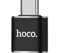 Переходник Hoco UA5 Type-C to USB, черный 800492