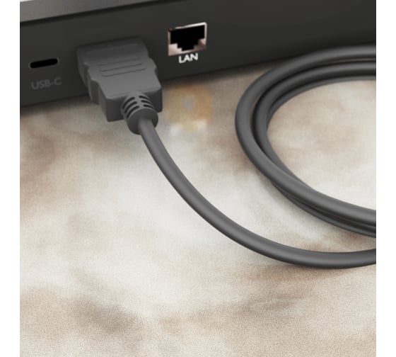 HDMI-кабель AKAI Ver.1.4, 1м, PVC, черный CE-803B