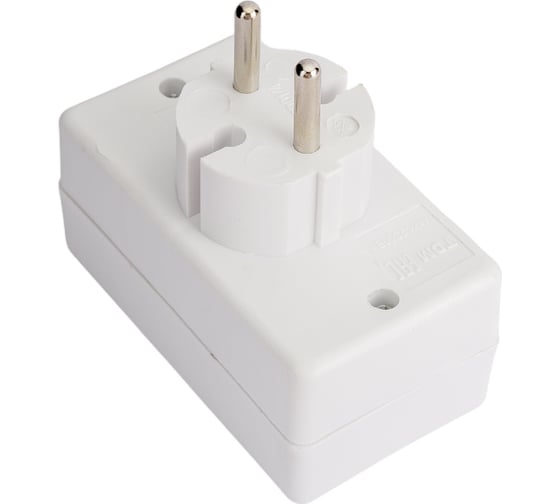 Блок на 4 гнезда TDM ELECTRIC 2П 2,5 А, 250 B, под плоскую вилку, белый SQ1806-0203