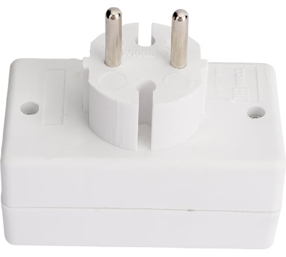 Блок на 4 гнезда TDM ELECTRIC 2П 2,5 А, 250 B, под плоскую вилку, белый SQ1806-0203