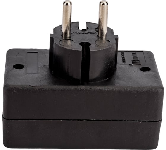 Блок на 4 гнезда TDM ELECTRIC 2П 2,5 А, 250 B, под плоскую вилку, черный SQ1806-0303