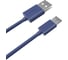 Дата-кабель AKAI microUSB, 1м, 1,5А, синий CE-453BL 1