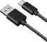 Дата-кабель AKAI Type C, 1м, 2,1А, нейлон, черный CE-463B 1