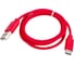Дата-кабель AKAI Type-C ПВХ красный CE-465R 1