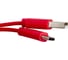 Дата-кабель AKAI Type-C ПВХ красный CE-465R 8