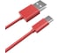 Дата-кабель AKAI Type-C ПВХ красный CE-465R 2