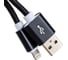 Дата-кабель AKAI USB 2.0 8-pin Apple Lightning черный CE-604B 3