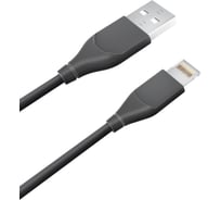 Дата-кабель AKAI USB 2.0 8-pin Apple Lightning черный CE-607B