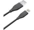 Дата-кабель AKAI USB 2.0 8-pin Apple Lightning черный CE-607B 1