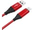 Дата-кабель AKAI USB А-microUSB, красный CBL208RD 1