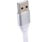 Плоский дата-кабель AKAI USB А-microUSB белый CBL210W 5