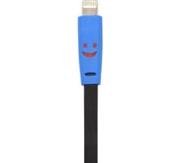 USB кабель Pro Legend светящийся для Iphone 5, 6s, 8pin, 1м, чёрный PL1366