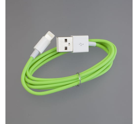 USB-Кабель Pro Legend Iphone 5, 6s, 8 pin, 1м, зеленый PL1380
