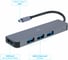 Комбо-адаптер интерфейсов Cablexpert Type-C, 2-в-1 (3хAM USB3.2, HDMI), коробка A-CM-COMBO2-01 2