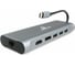 Адаптер интерфейсов Cablexpert USB-C 8-в-1 (Type-C, USB3.1, HDMI,DP,VGA,RJ-45,AUX,кардридер), коробка A-CM-COMBO8-01 1