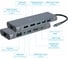 Адаптер интерфейсов Cablexpert USB-C 8-в-1 (Type-C, USB3.1, HDMI,DP,VGA,RJ-45,AUX,кардридер), коробка A-CM-COMBO8-01 3