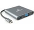 Адаптер интерфейсов Cablexpert USB-CM 6-в-1 (3xAM USB3.1, HDMI, VGA, кардридер, AUX), коробка A-CM-COMBO6-01 1