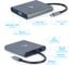 Адаптер интерфейсов Cablexpert USB-CM 6-в-1 (3xAM USB3.1, HDMI, VGA, кардридер, AUX), коробка A-CM-COMBO6-01 3