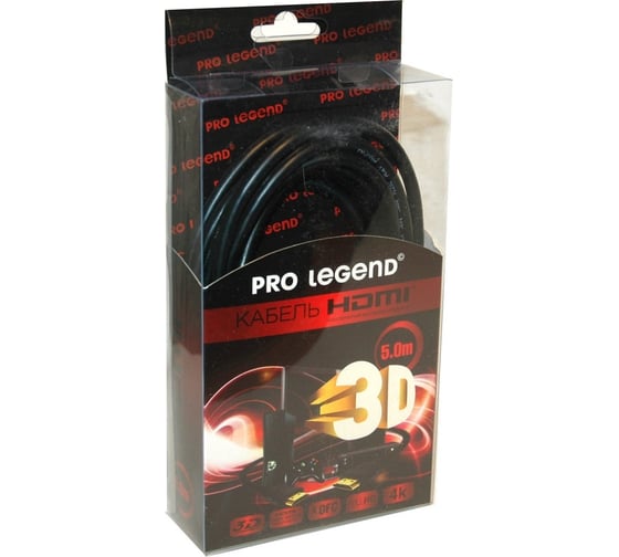 Кабель Pro Legend HDMI M - HDMI M, 2m, ver 2.0 OX-HDMI2V1.4LX