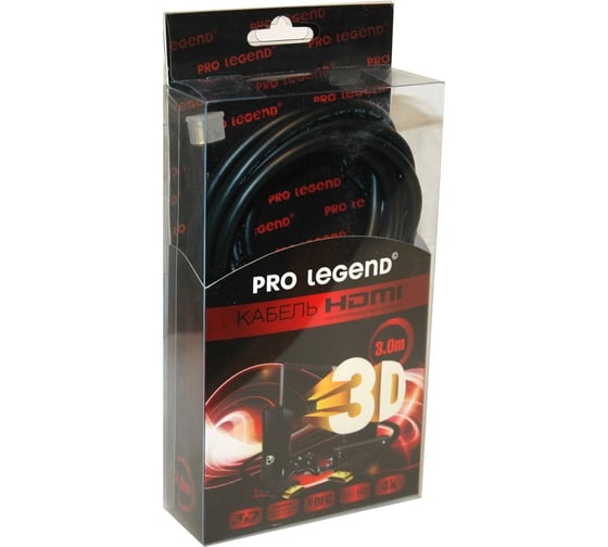 Кабель Pro Legend HDMI M - HDMI M, 3m, ver 2.0 OX-HDMI3V1.4LX