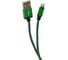 USB кабель Pro Legend Iphone 5, 6s, 8 pin, текстиль, зеленый, 1м PL1389 1