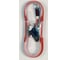 USB кабель Pro Legend Iphone 5, 6s, 8 pin, текстиль, красный, 1м pl1296 1