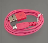 USB кабель Pro Legend micro USB, розовый, 1м PL1336