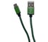 USB кабель Pro Legend micro USB, текстиль, зеленый, 1м PL1387 1